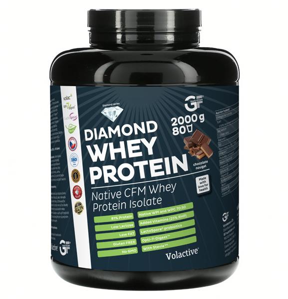 GF nutrition diamond Whey 2000 g - vanilla ice