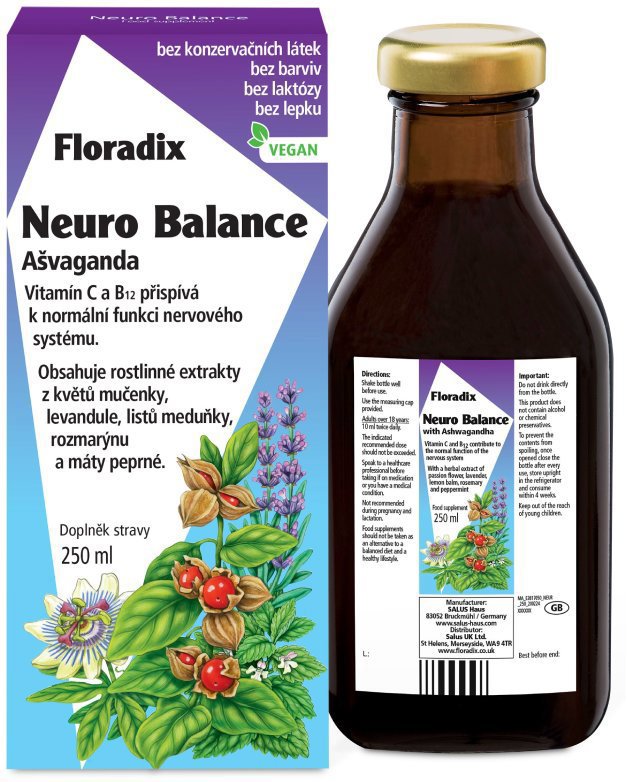 Salus NeuroBalance Ašvaganda, 250 ml