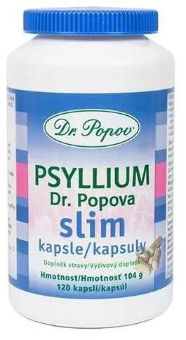 Dr.Popov Psyllium SLIM kapsle 120 ks