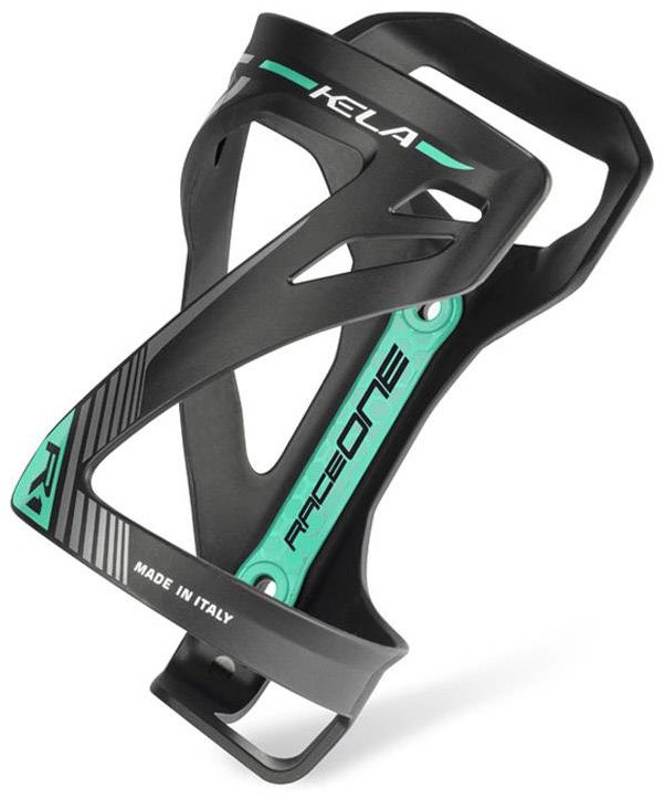RaceOne Kela černo/zelený bianchi matný