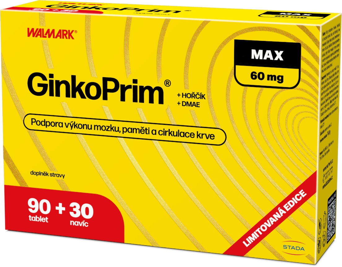 Walmark GinkoPrim Max 90+30 tablet