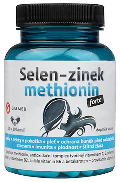 Galmed Selen-Zinek-Methionin forte 50+10 kapslí