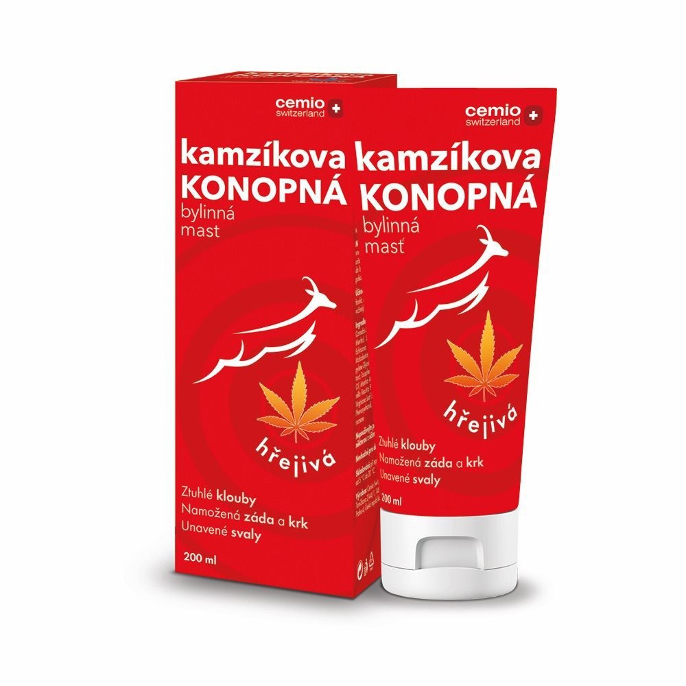 Cemio Kamzíkova konopná mast hřejivá 200 ml