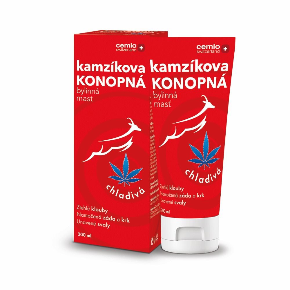 Cemio Kamzíkova konopná mast chladivá 200 ml