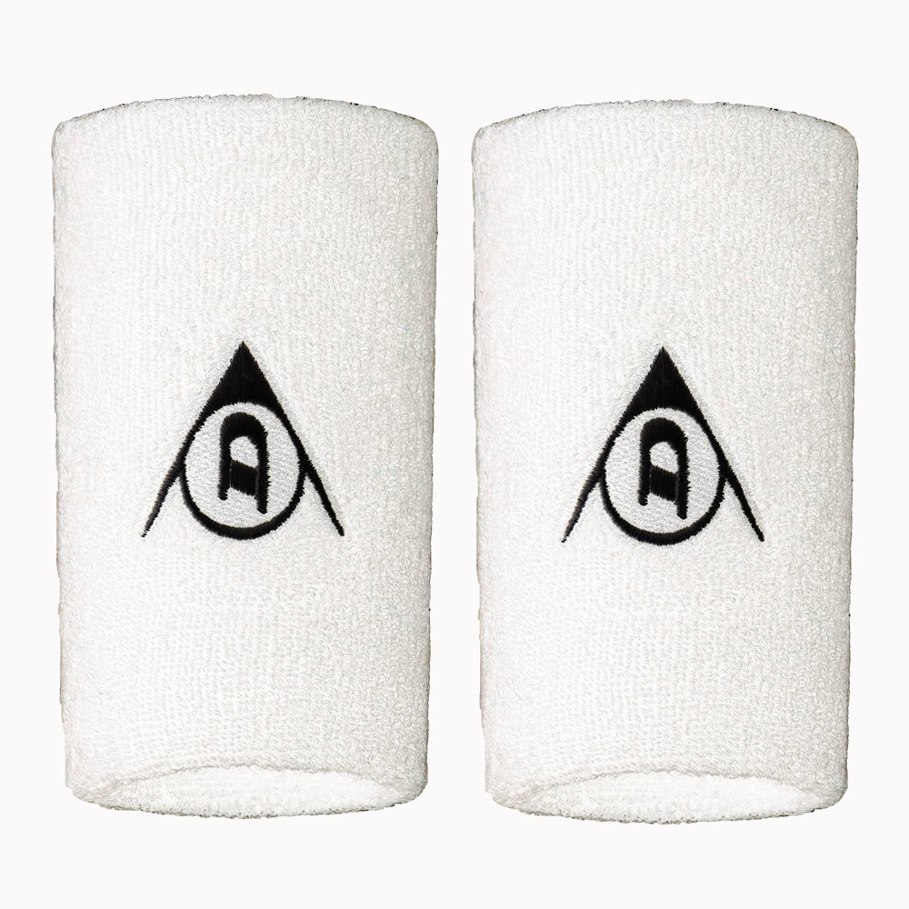 Dunlop Wristband long 12 cm bílé