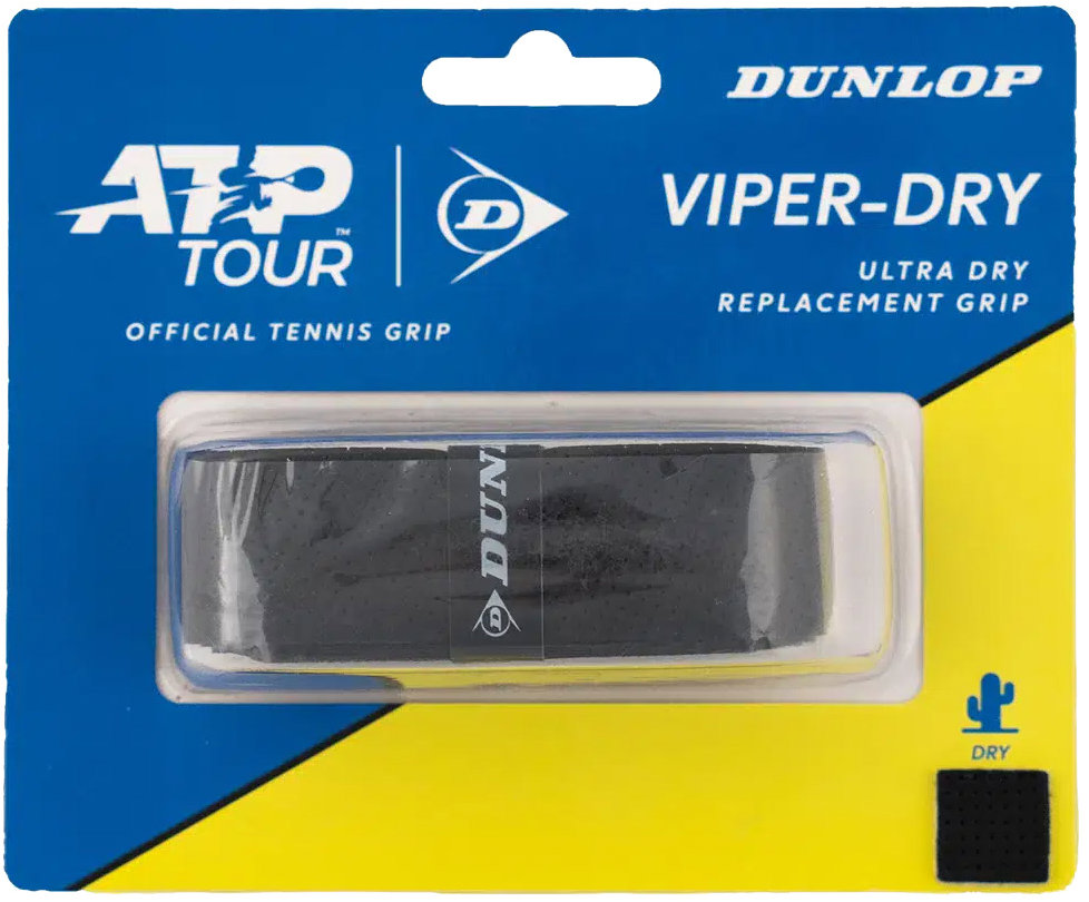 Dunlop ATP VIPER-DRY Grip 1,8 mm černá omotávka