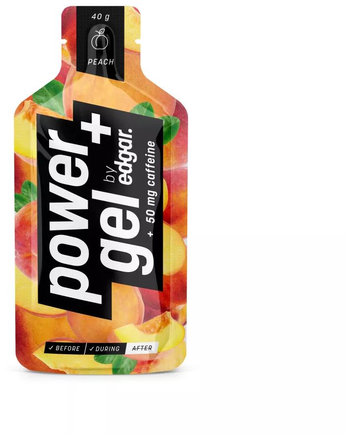 Edgar Powergel+ s kofeinem 40 ml broskev