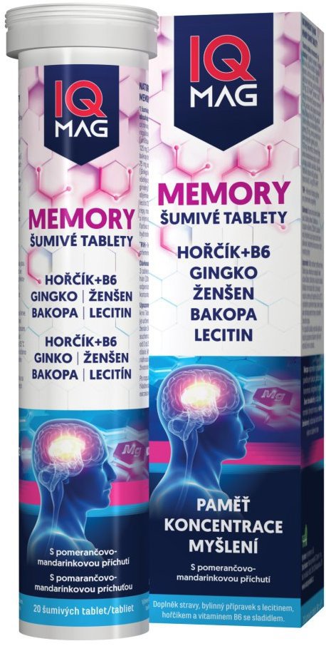 IQ Mag Memory šum.tbl. na paměť, pomeranč - mandar
