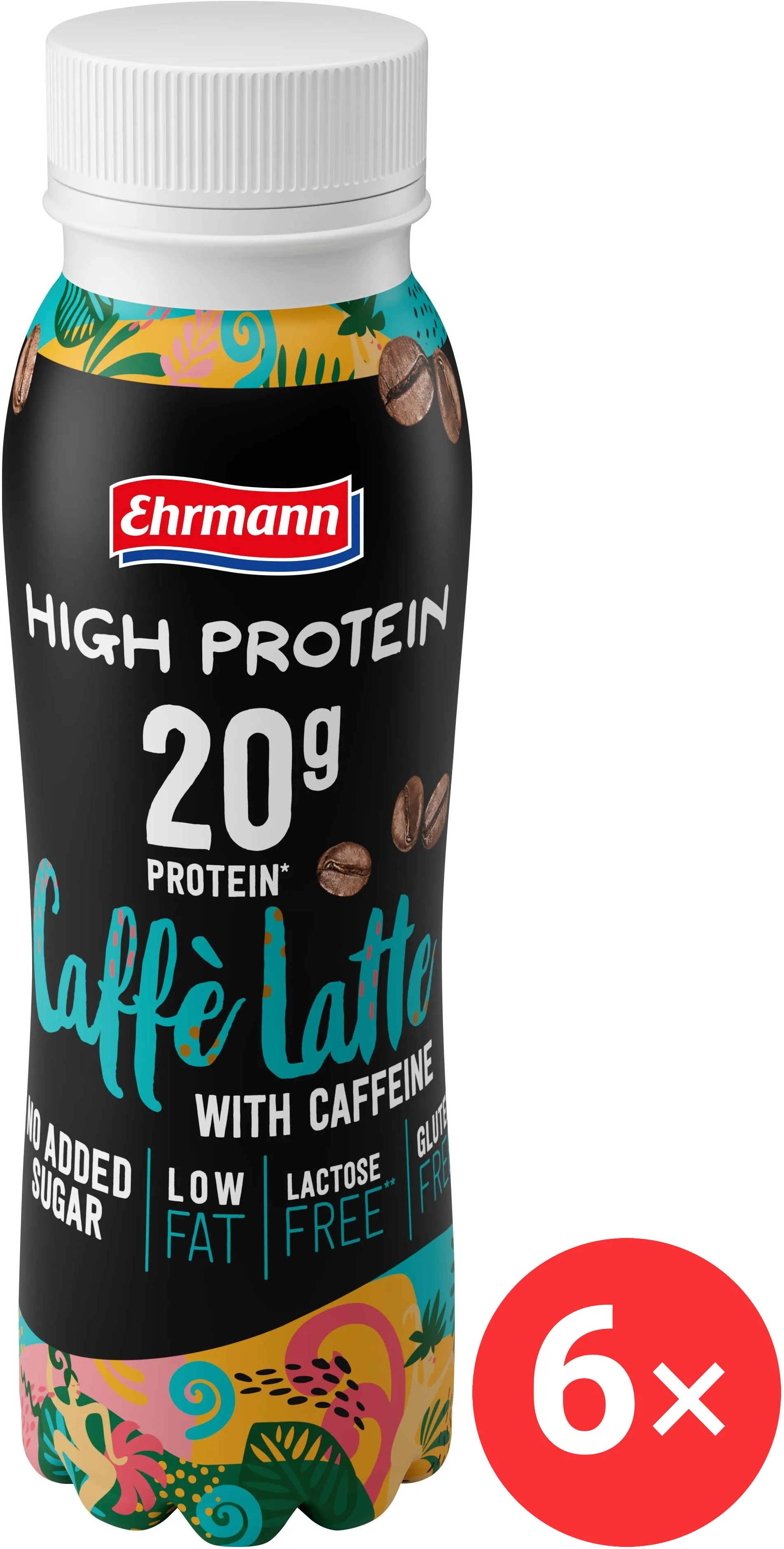 Ehrmann High Protein Drink 6 x 250ml, caffé latte