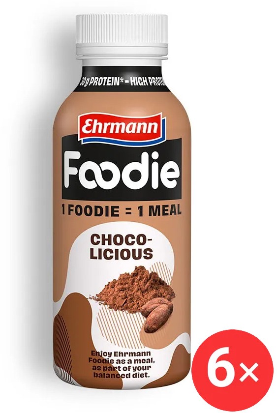 Ehrmann Foodie 6x 400ml, čokoláda
