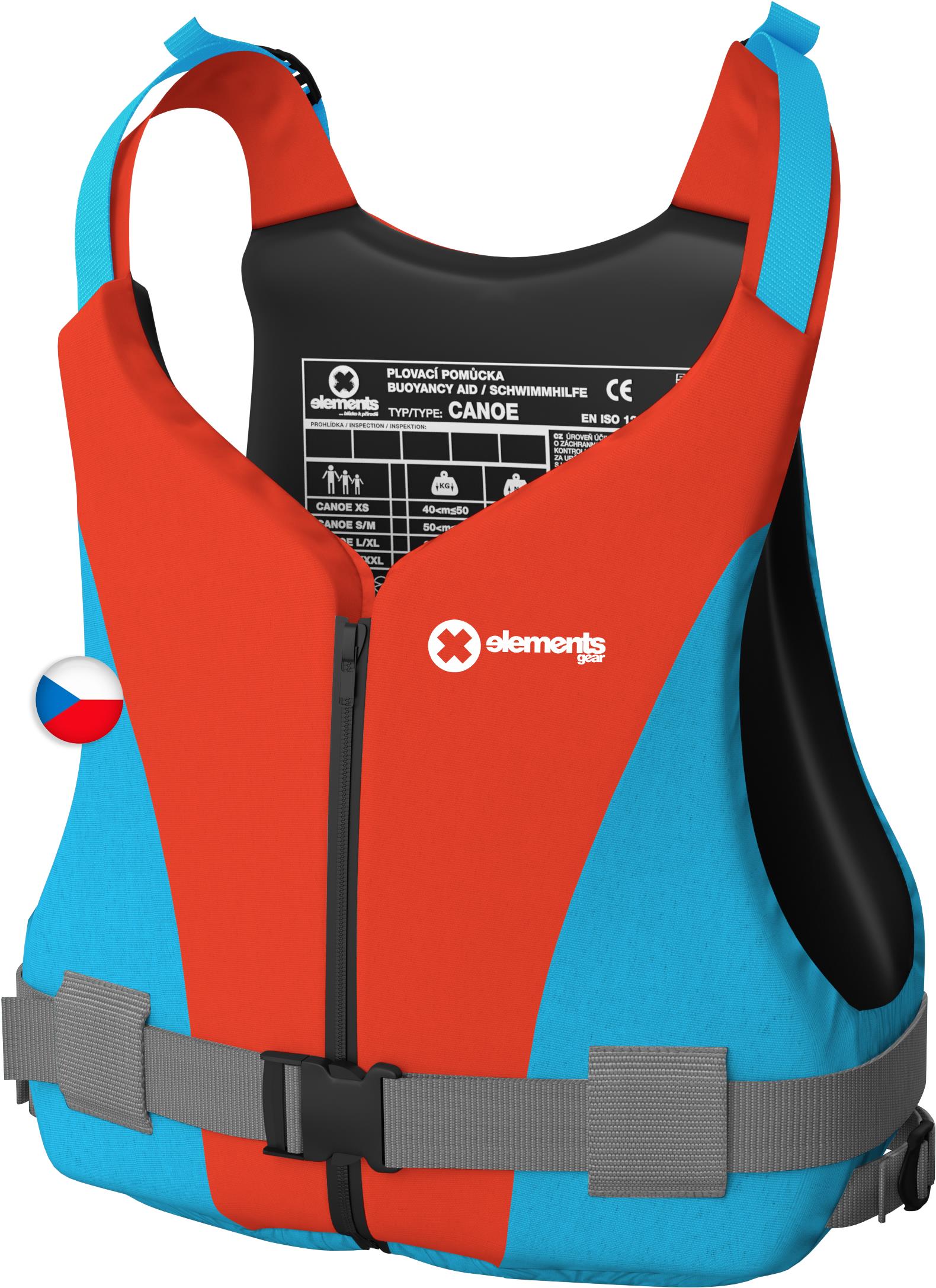 ELEMENTS GEAR Canoe plus, červená, vel. S/M
