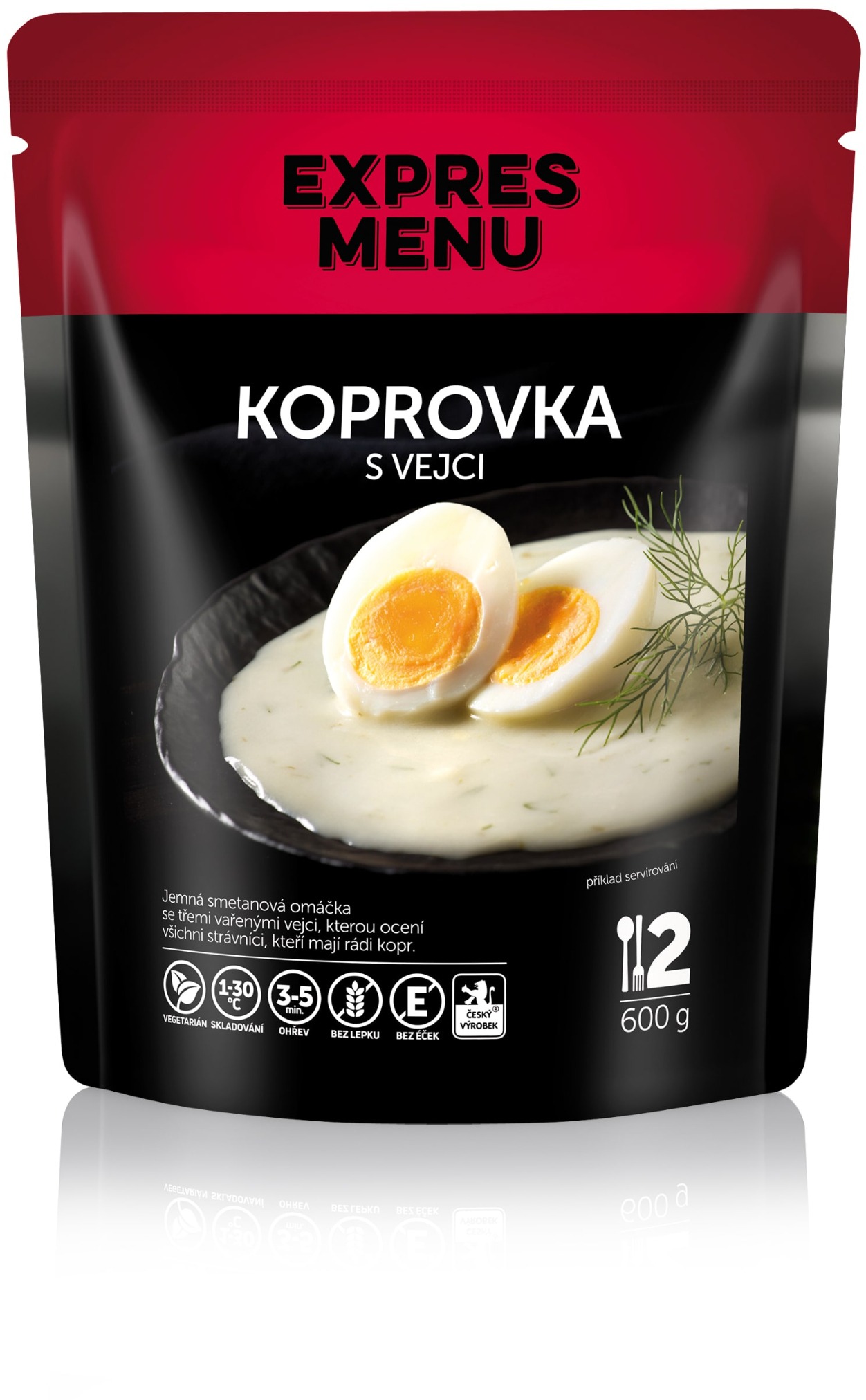 Expres Menu Koprová omáčka s vejci 600g