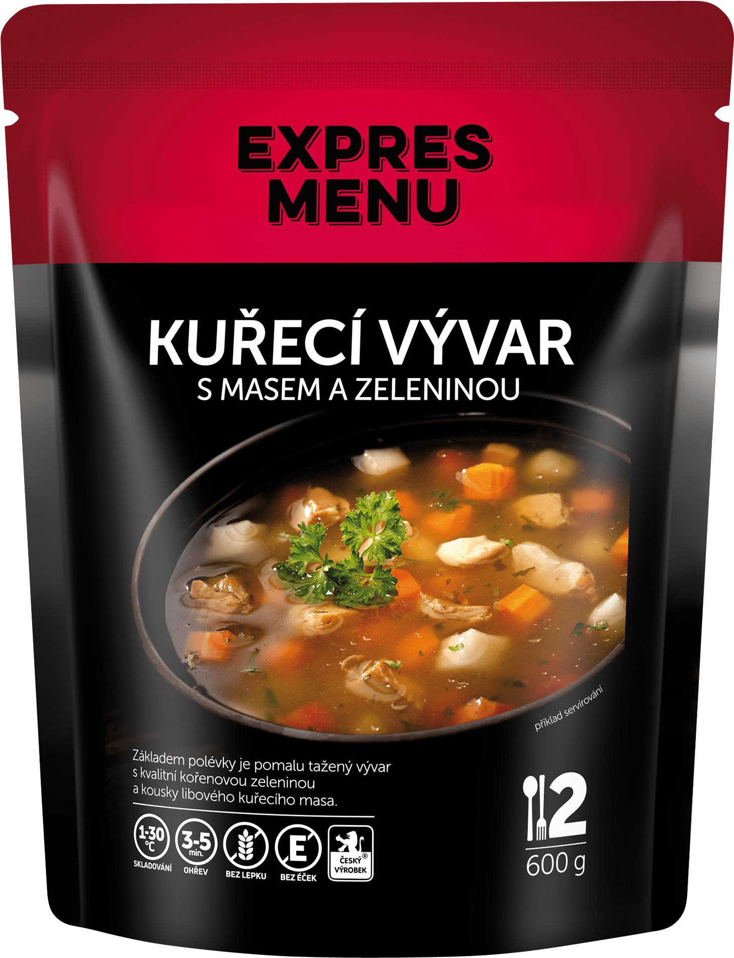 Expres Menu Kuřecí vývar se zeleninou 600 g