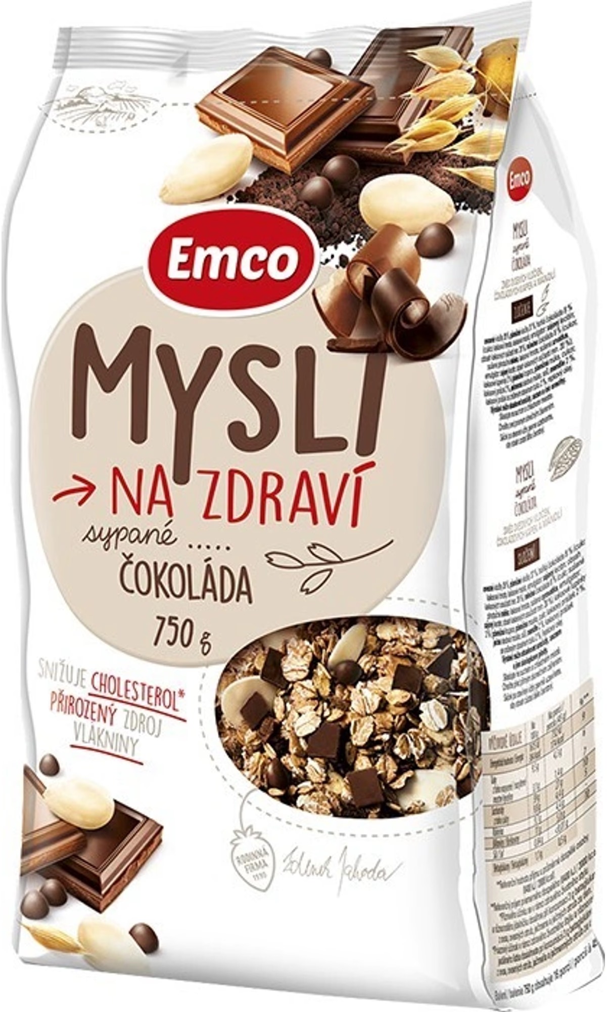 Emco Mysli sypané - čokoláda 750g