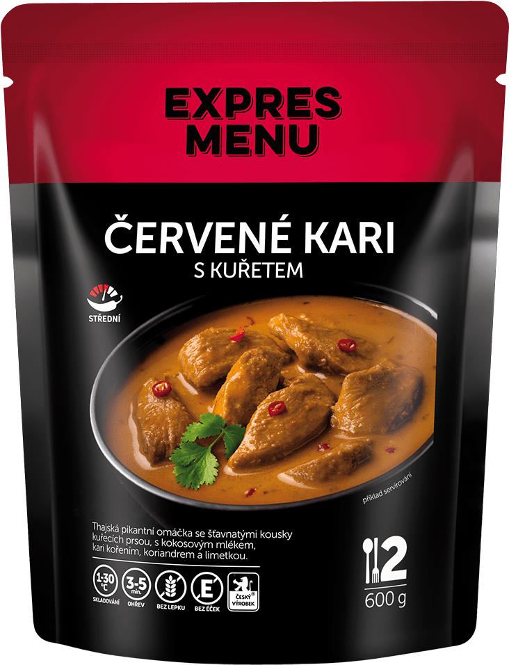 Expres Menu Červené kari s kuřetem 600 g