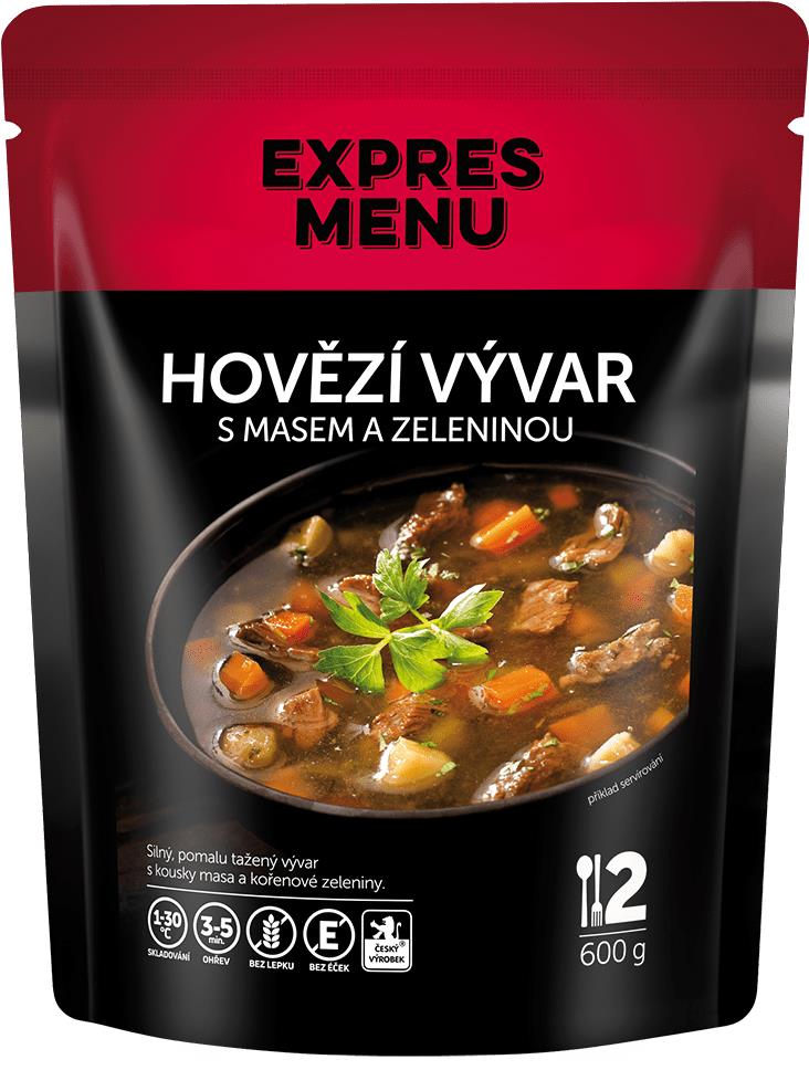 Expres Menu Hovězí vývar se zeleninou 600 g