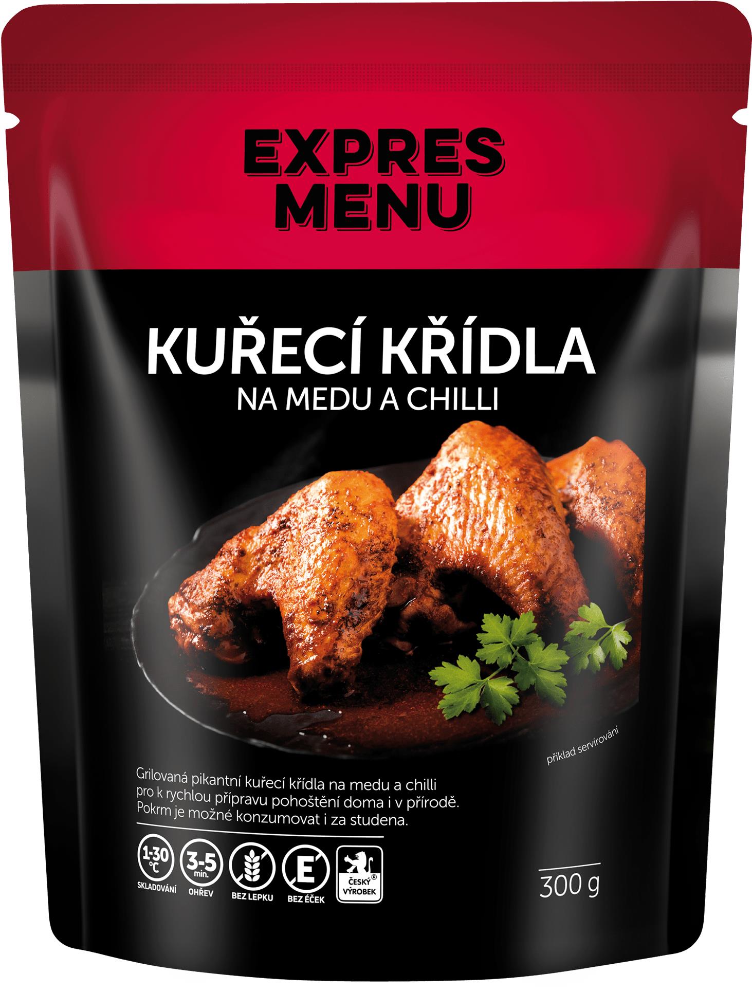 Expres Menu Kuřecí křídla na medu a chilli 300 g