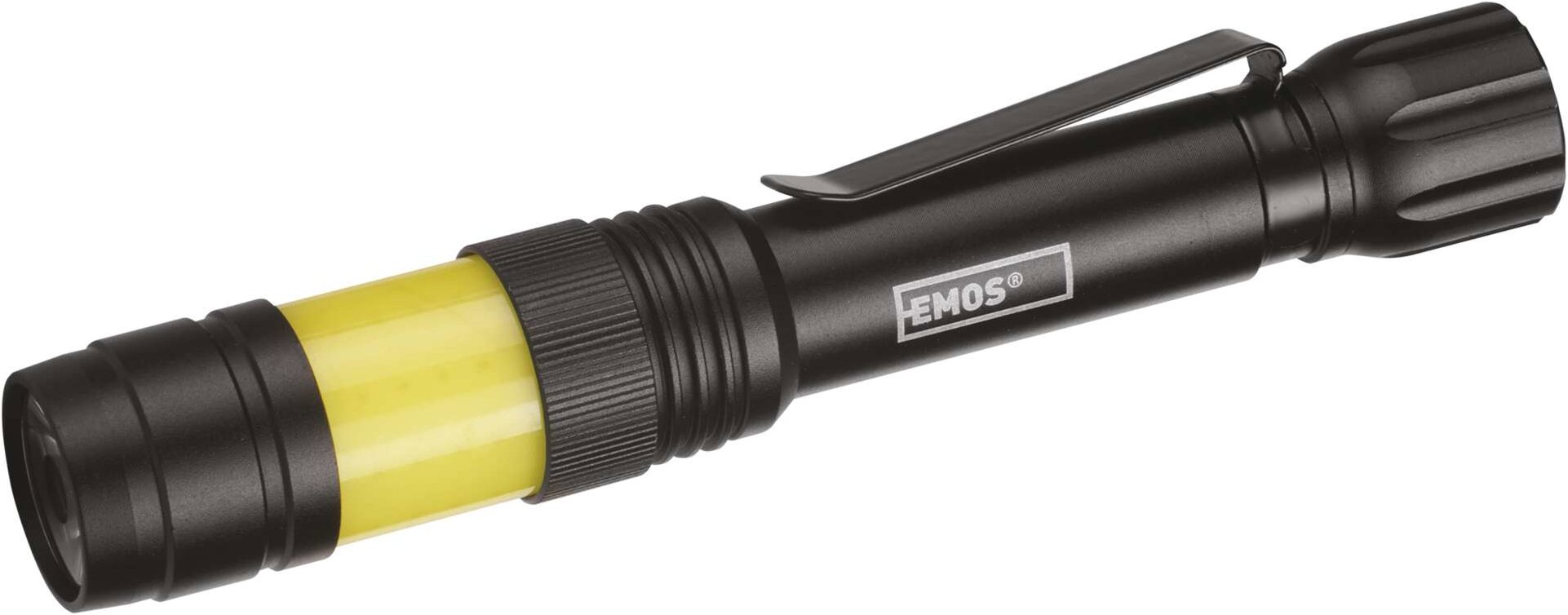 Baterka emos 360° cob led svítilna kovová, 270 lm, 2x aa