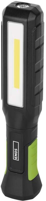 EMOS COB LED + LED nabíjecí pracovní svítilna P4544