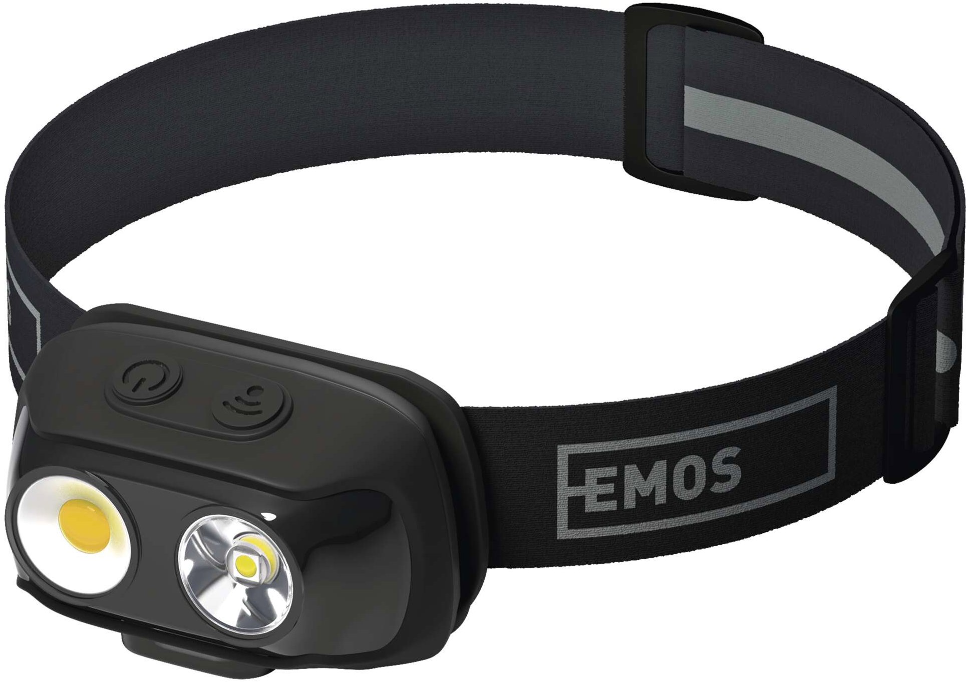 EMOS COB LED + LED nabíjecí čelovka P3542, 500 lm, Li-Pol 1200 mAh, teplá + neutrální bílá