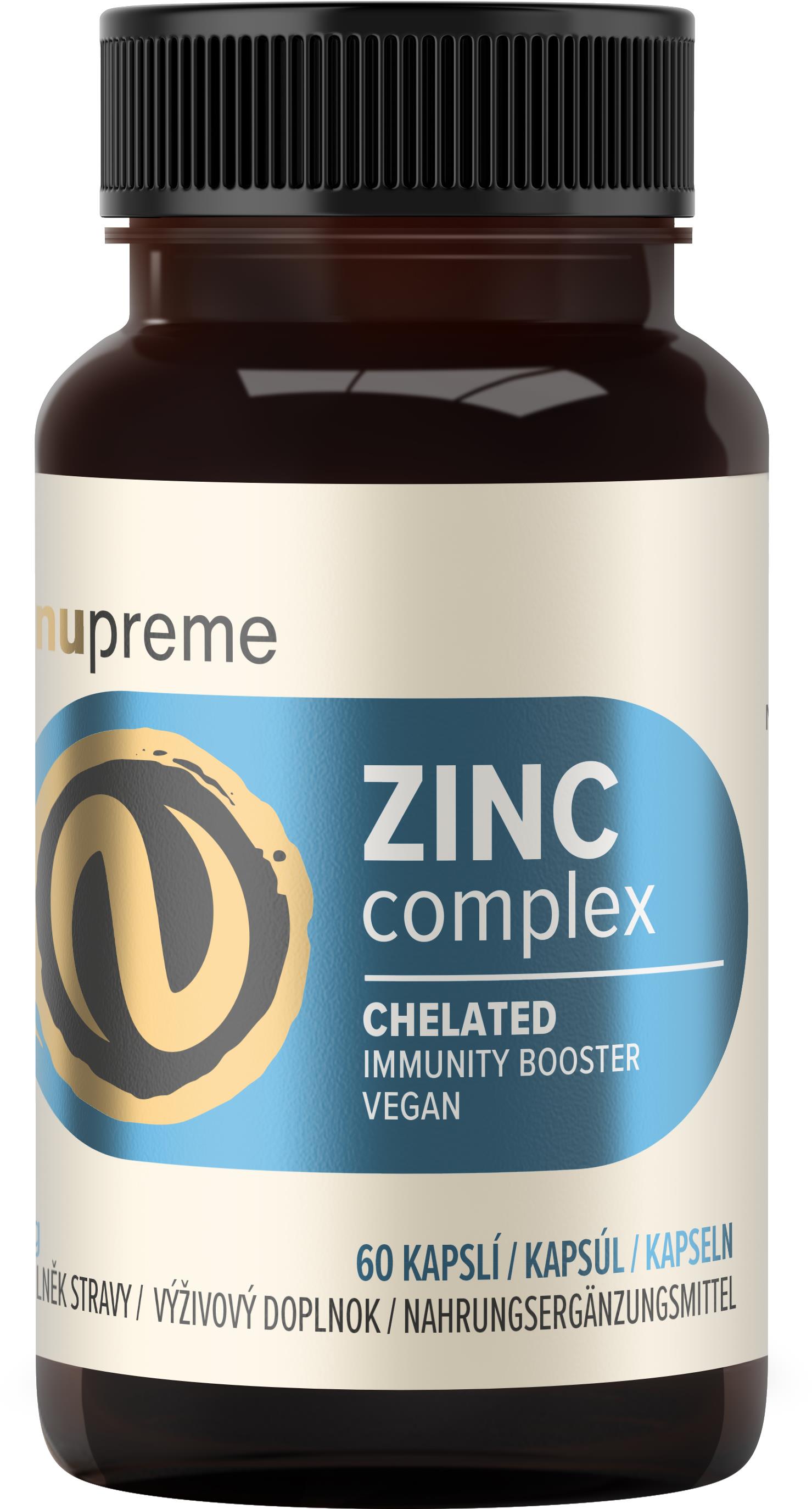 Nupreme Zinek chelát 60 kapslí
