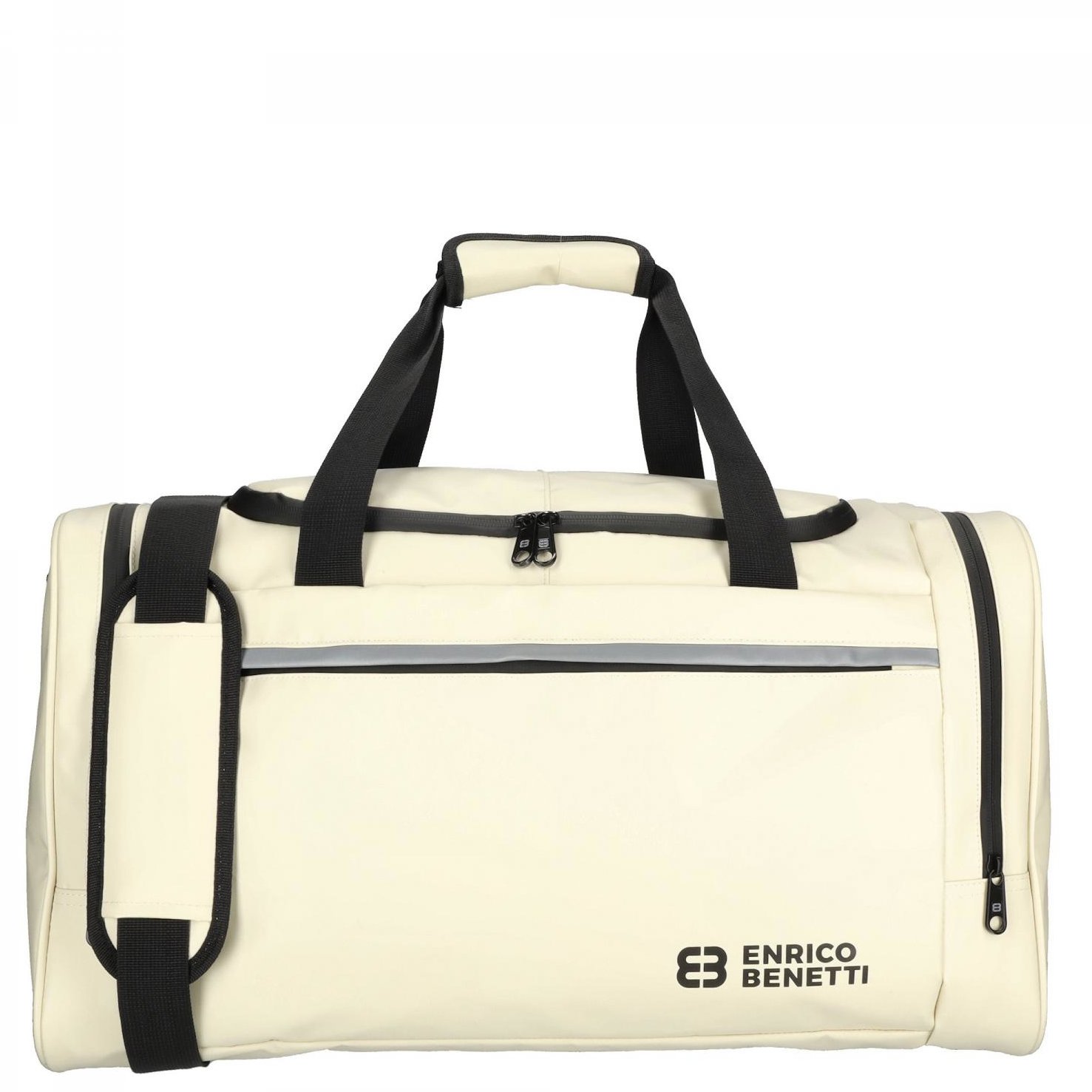 Enrico Benetti Arctic waterproof cabin size travelbag off-white