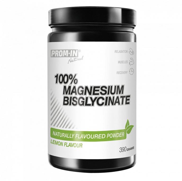 PROM-IN 100% Magnesium Bisglycinate 390 g lemon