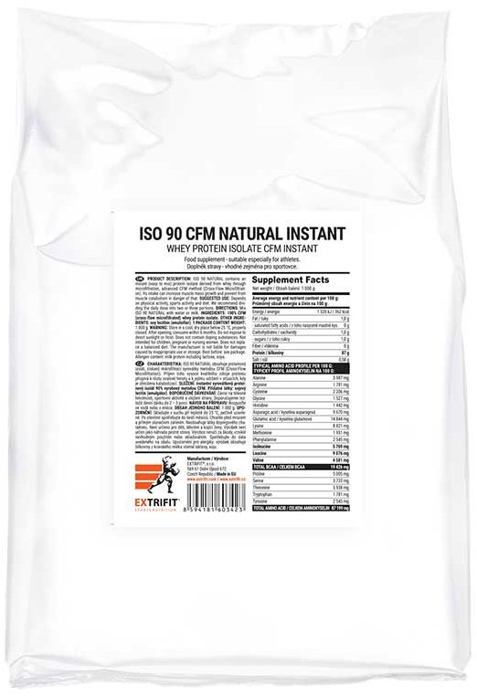 Extrifit ISO 90 Natural 1000 g