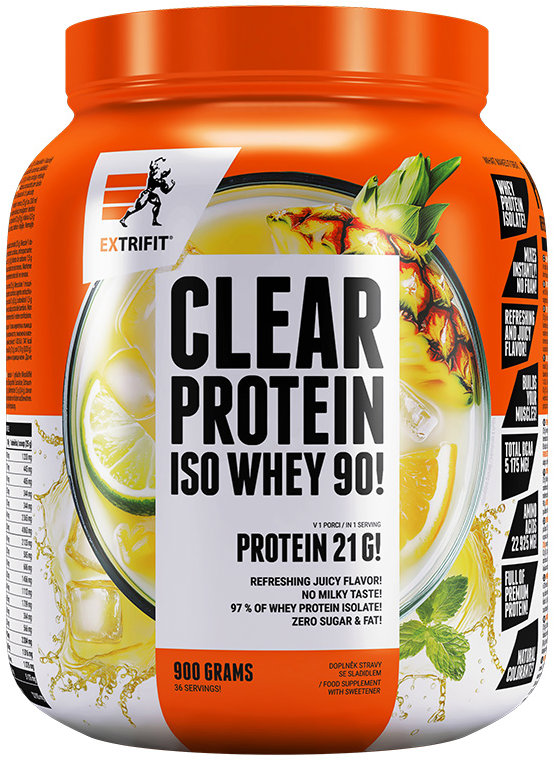 Extrifit Clear Protein Iso Whey 90! 900 g lime