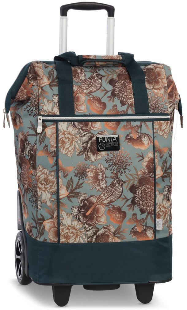 Fabrizio Punta velká nákupní taška na kolečkách 40 l, golden botanics