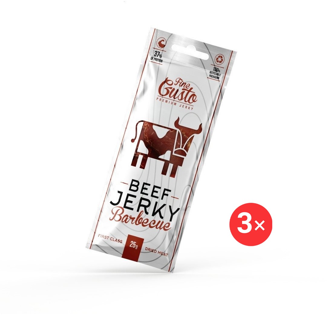 Fine Gusto hovězí BBQ 3 x 25g