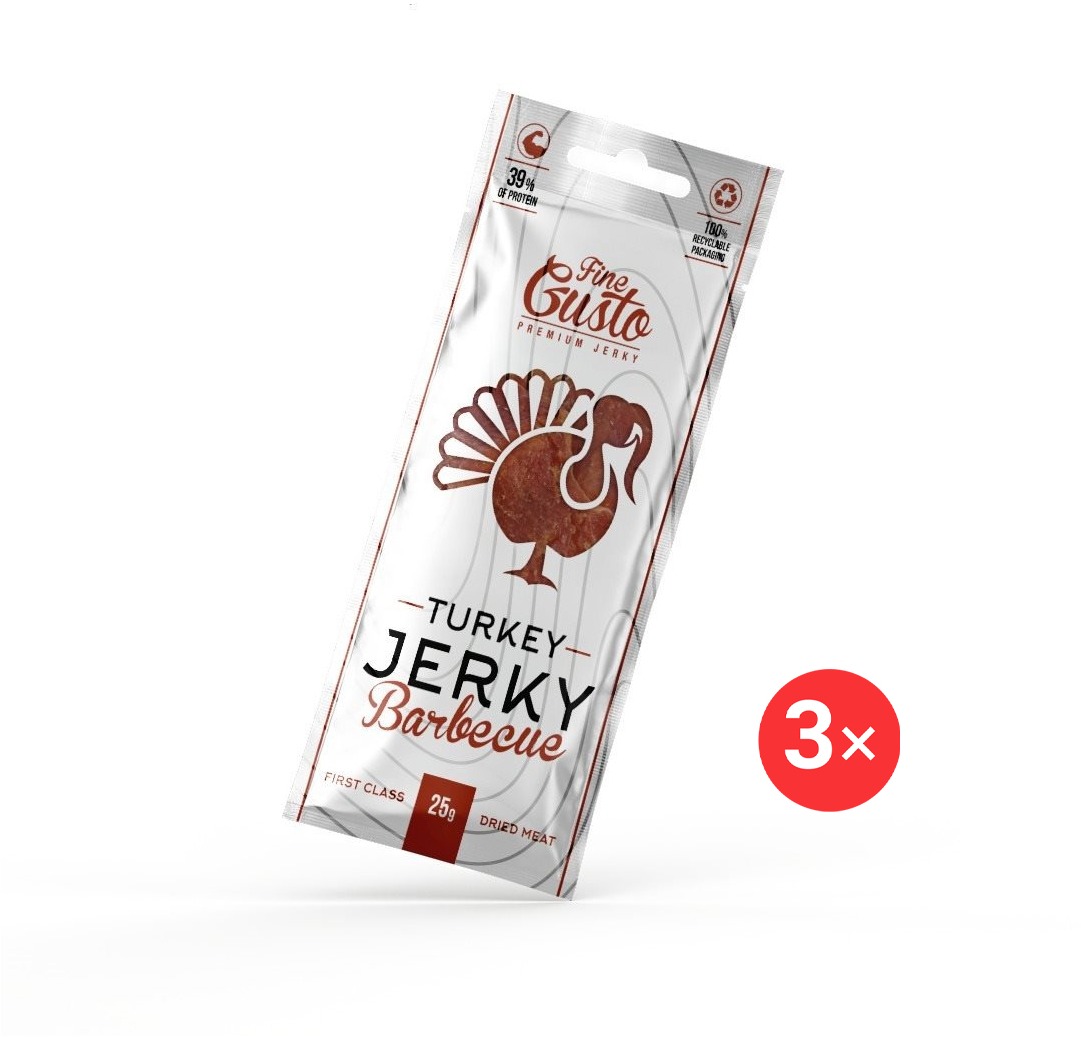 Fine Gusto krůtí BBQ 3 x 25g