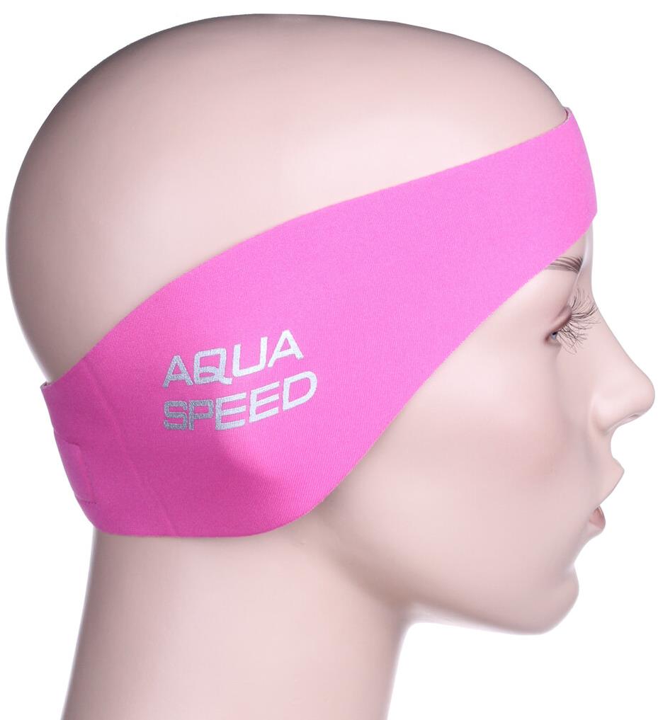 Aqua-Speed Ear Neo Koupací čelenka junior Multipack 4 ks růžová