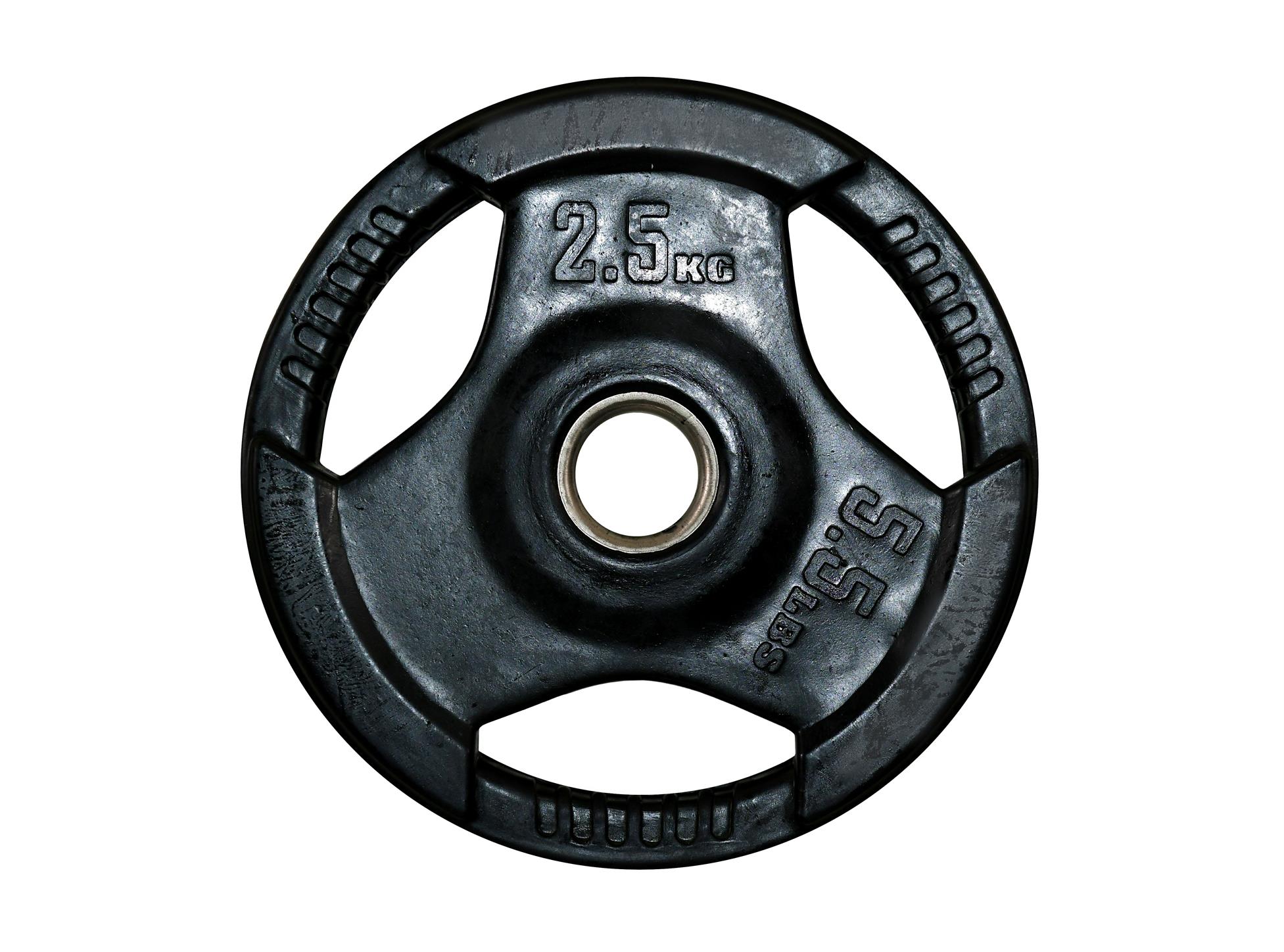FitnessLine Kotouč litinový pogumovaný 30 mm - 2,5 kg