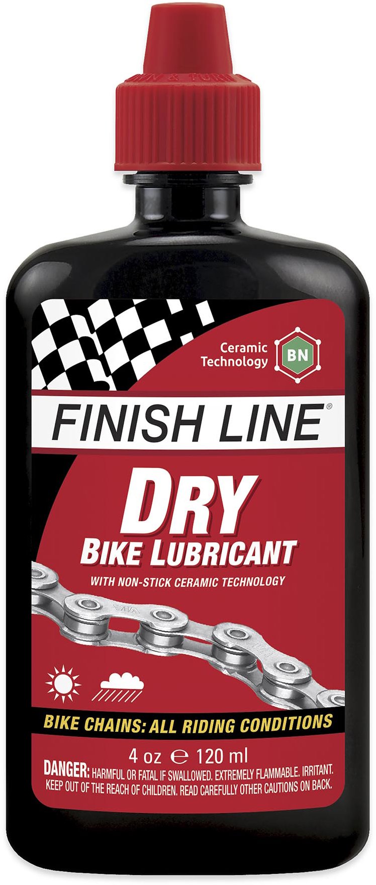 Finish Line Dry Lube (BN) 4 oz/120 ml, kapátko