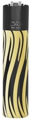 Flamagas Zapalovač Clipper Elegant+Giftbox, černo zlatý 3