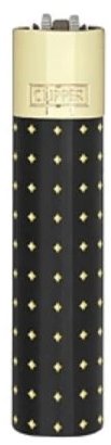 Flamagas Zapalovač Clipper Elegant+Giftbox, černo zlatý 1