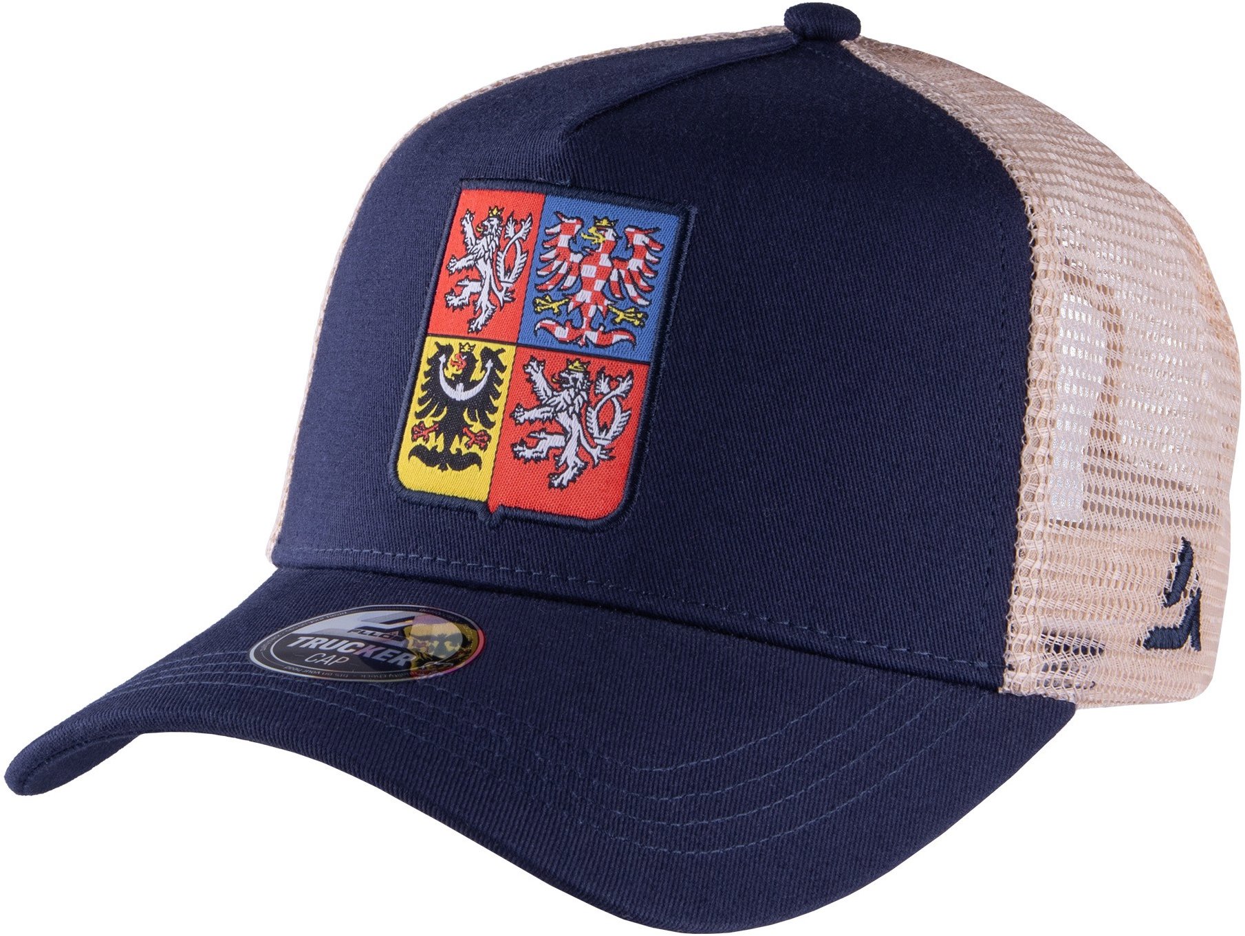 FLLÖS T-CAP CZECH 8 Trucker kšiltovka, modrá, velikost UNI