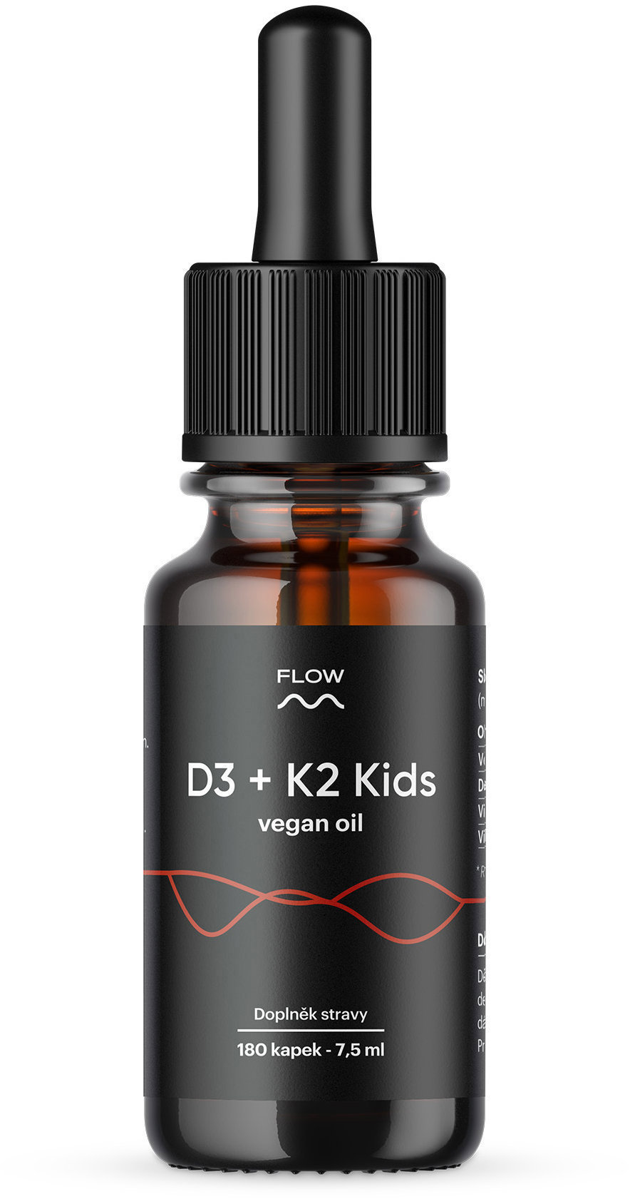 Flow D3 + K2 Kids Vegan Oil 7,5 ml