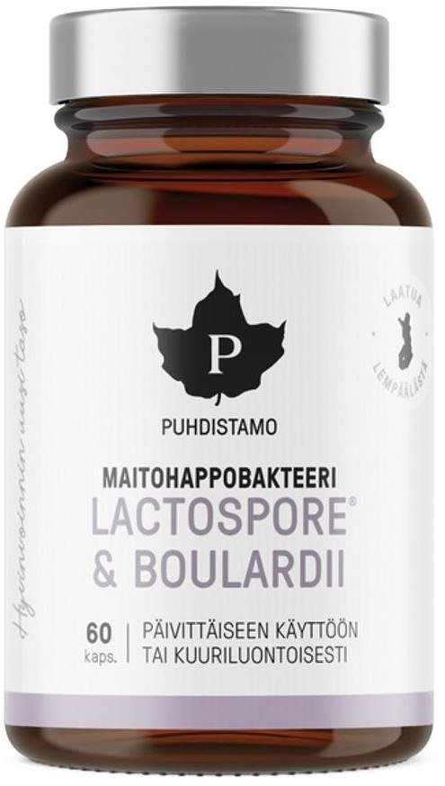 Puhdistamo Lactic Acid Bacteria Boulardii 60 kapslí (Maitohappo-bakteeri)