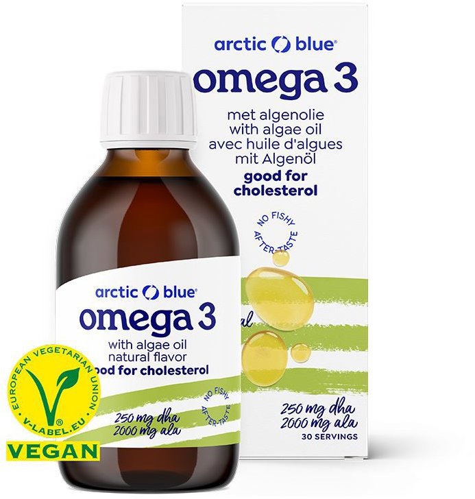 Arctic Blue Vegan Omega 3 Algae 150 ml (250 mg DHA & 2000 mg ALA)