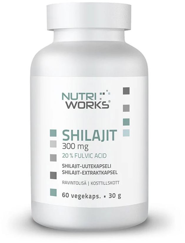 NutriWorks Shilajit 300 mg 60 kapslí