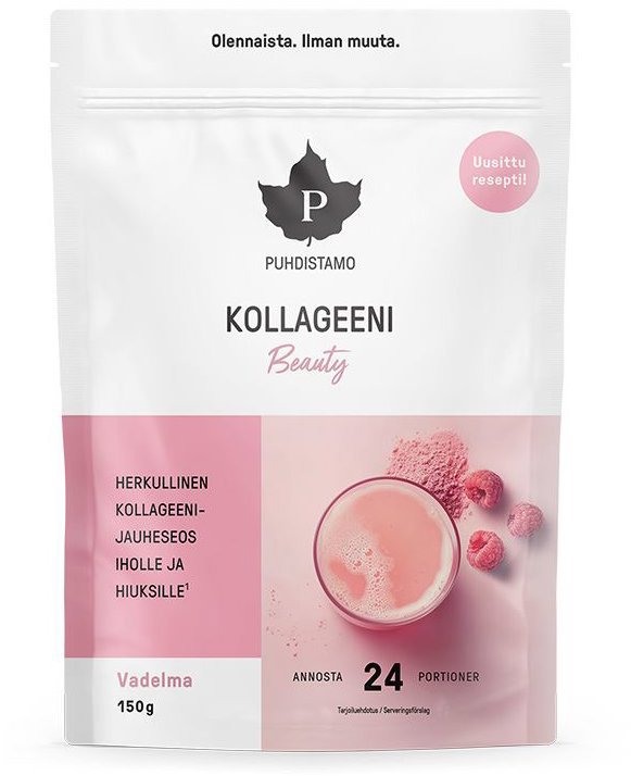 Puhdistamo Collagen Beauty 150 g malina