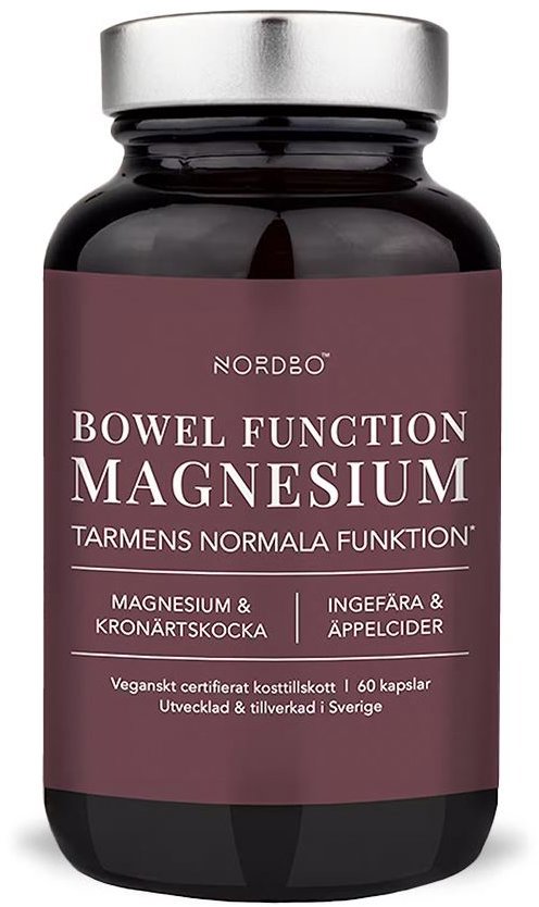 Nordbo Bowel Function Magnesium 60 kapslí