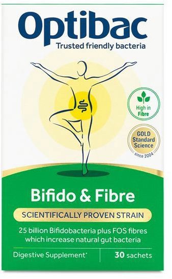 Optibac Bifido & Fibre 30 × 6 g sáčků