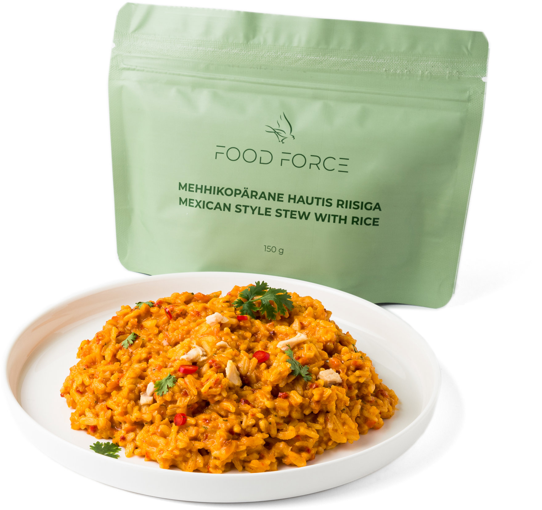 FOOD FORCE Mexický guláš s rýží 150 g