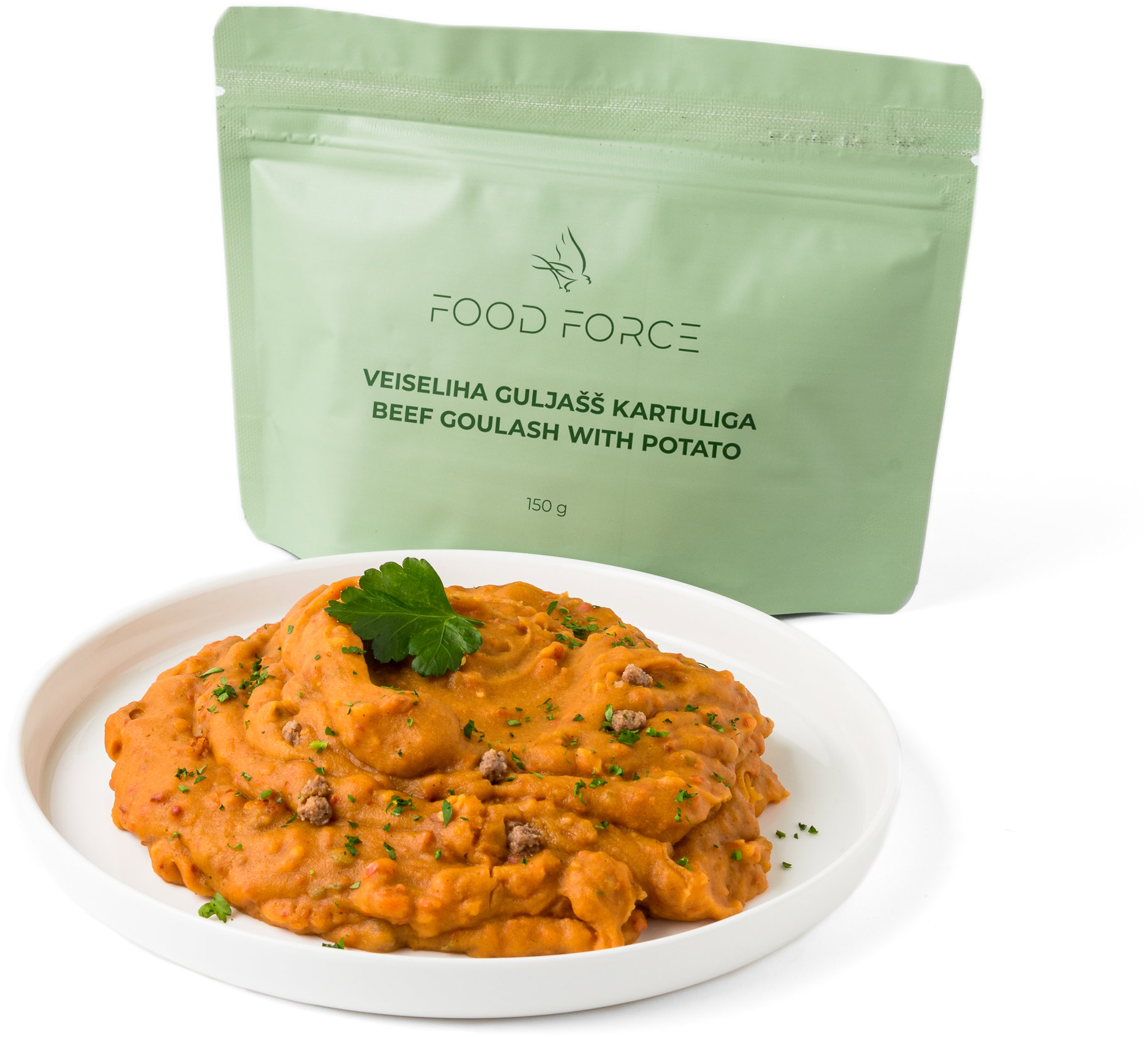 FOOD FORCE Hovězí guláš s bramborem 150 g