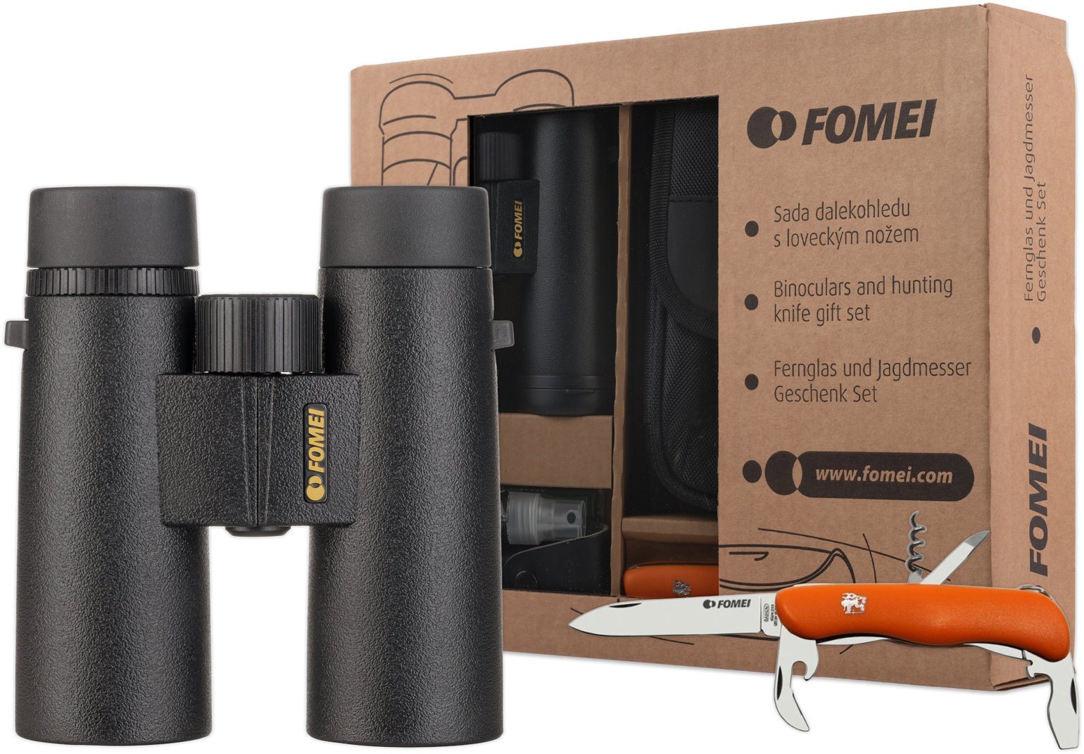 FOMEI FOREMAN 10×42 dárková sada