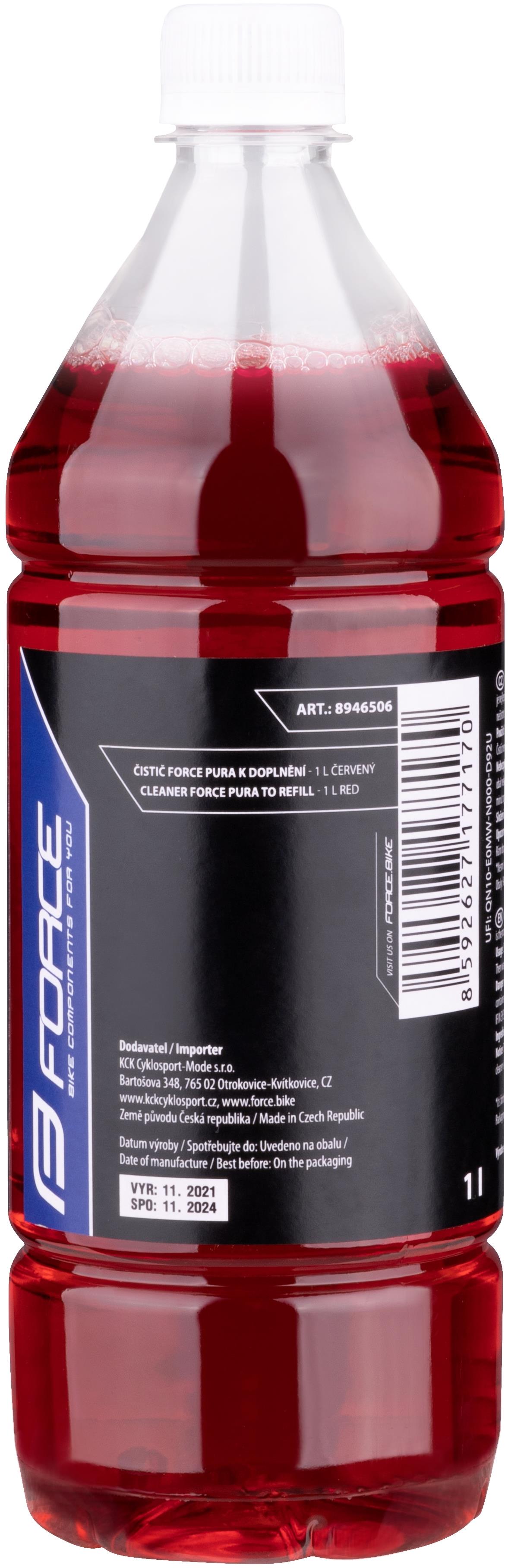 Force Pura k doplnění 1 l červený, cherry