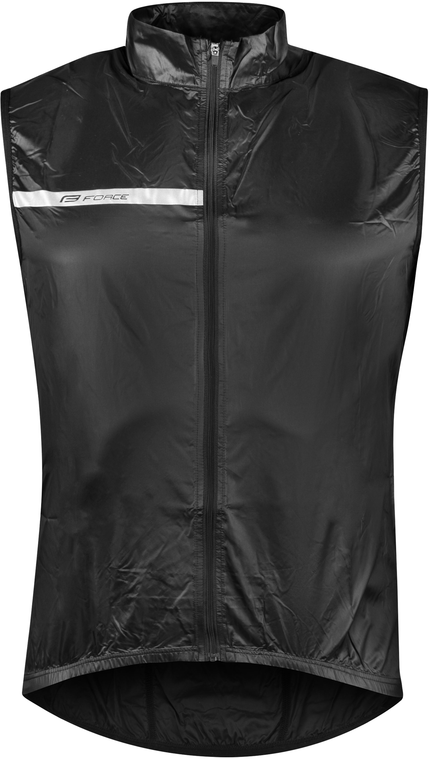 Force Windpro, plná záda, černá 3XL